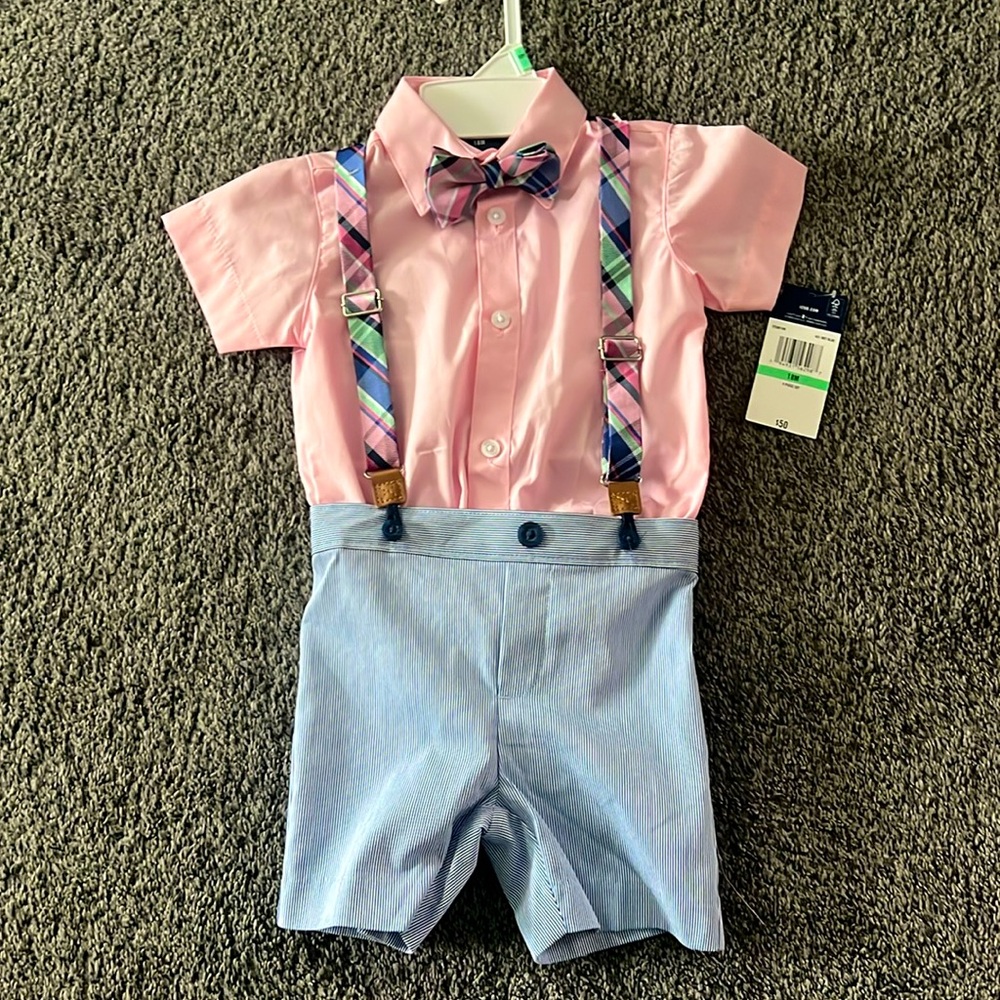 IZOD Baby Boys 4 pc Short Set 18 months